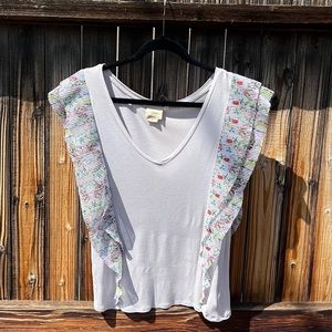 Anthropologie short sleeve top